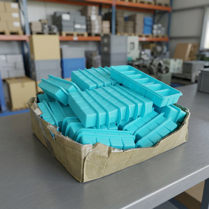 Bandeja de Silicona de Grado Alimenticio para Congelador, Reutilizable, para Cubos de Hielo y Almacenamiento de Alimentos, Flexible para Refrigerador de Cocina - Product Image 2