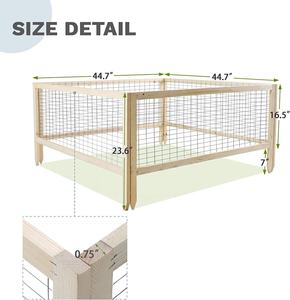 Lit <span class=keywords><strong>de</strong></span> jardin en bois, clôture, cèdre, clôture, picots, boîte <span class=keywords><strong>de</strong></span> jardinière, cadre pour légumes, Fruits, culture d'herbes - Product Image 3