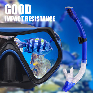 Máscara de buceo <span class=keywords><strong>profesional</strong></span> y gafas de esnórquel, gafas de buceo, conjunto de tubo de natación - Product Image 6