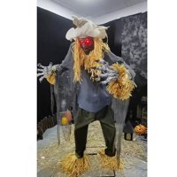 CZTSY Halloween Grand effaroucheur électrique à induction avec capteur de mouvement pour usage intérieur, maison hantée, parc d'attractions pour adultes