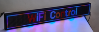 Panneau d'affichage LED à défilement extérieur P10, couleur unique rouge, programmable, signalisation à message défilant