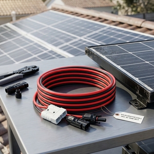 Câble d'extension de connecteur solaire MC4 à fiche style SB50 de calibre 6, faisceau de câblage PVC 16mm² pour systèmes de batteries solaires hors réseau - Product Image 5