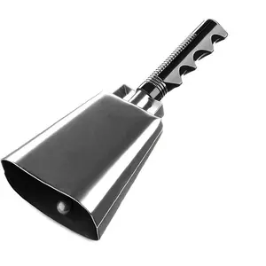 Handle 10 Inch Cowbells Noise Maker Cheering Bell for Football Games Stadiums Gift Cowbells Cow Bell with Handle