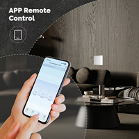 Interrupteur intelligent Wi-Fi LangYeao 8A, norme américaine, sans fil neutre/en fil neutre en option, verre trempé, compatible avec Alexa Google Home