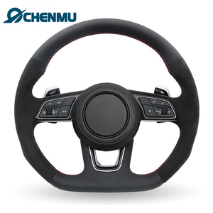 Volante Deportivo de Cuero Nuevo de Alta Calidad de Fábrica para <span class=keywords><strong>Audi</strong></span> A4 B9 <span class=keywords><strong>RS3</strong></span> <span class=keywords><strong>A5</strong></span> S6 Q3 Q8 - Product Image 2