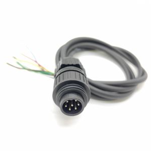 M15 Industriële 2/3-pins circulaire connector met soldeerbare aansluiting, IP67 waterdicht, inclusief kabel - Product Image 2