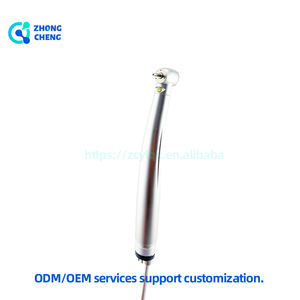 Turbina de aire autoluminosa LED dorada de titanio personalizada de alta calidad, pieza de mano <span class=keywords><strong>Dental</strong></span> eléctrica de alta velocidad - Product Image 5