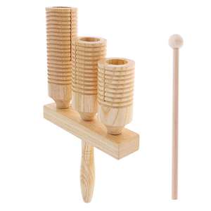 Orff-<span class=keywords><strong>instrumento</strong></span> musical de madera, 3 tonos, <span class=keywords><strong>agogo</strong></span>, juguetes para niños, 2023 - Product Image 1