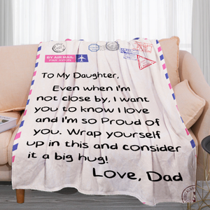 Alla coperta di <span class=keywords><strong>mia</strong></span> <span class=keywords><strong>figlia</strong></span> da papà-incoraggia e ama l'anniversario presente coperta per la festa della mamma alla <span class=keywords><strong>figlia</strong></span> dai regali del papà - Product Image 3