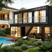Maison préfabriquée à bas prix, villas, maison conteneur, maison de 40 pieds, maison conteneur pour hôtel