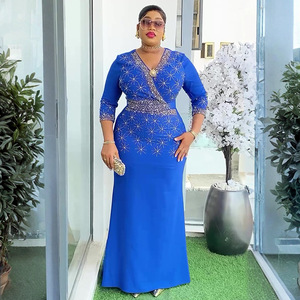 Abiti da Festa Africani Taglie Forti per Donne 2026 Nuova Moda Dashiki <span class=keywords><strong>Ankara</strong></span> Abito da Sera Elegante Turco Musulmano Vestito Lungo - Product Image 3