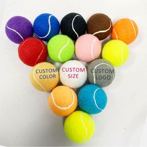 Durable Non-Toxic Super Bouncy Custom Logo Including Specialized Text Design <b>Used</b> for Match and Tournament Use Dog Play <b>Ball</b> - Product Image 1