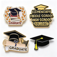 Broches en métal personnalisées en gros avec logo imprimé UV, gravure dure pour vêtements et chapeaux (pins pour casquettes)