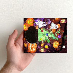 Truco o trato Halloween Edición limitada Fabricante Impresión personalizada Rompecabezas de fotos de <span class=keywords><strong>300</strong></span> <span class=keywords><strong>piezas</strong></span> para regalo Niños Niño - Product Image 5