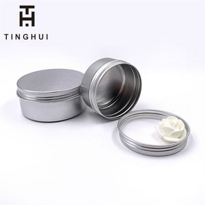 กระป๋องโลหะอะลูมิเนียมเปล่าขนาด 5 กรัม 10 กรัม 15 กรัม 20 กรัม 30 กรัม 50 กรัม 100 กรัม แบบฝาเกลียวทรงกลม สำหรับใส่เทียน เครื่องเทศ ครีมทาหน้า พร้อมฝาปิดผนึก - Product Image 6