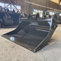 Bucket Lumpur Excavator RSBM Tipe Eropa, Bucket Pembersih Parit, Bucket Grading, Aksesoris Tepi Halus