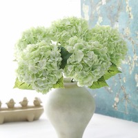 Bunga Hydrangea 3D Real Touch, Bunga Tiruan Pelembap, Dekorasi Hotel, Seni Floral, Rangkaian Pernikahan, Bunga Buatan