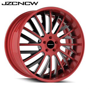 JZCNCW Jantes en alliage d'aluminium forgées sur mesure, 2 ou 3 pièces, finition polie brillante, 18 19 20 21 22 23 24 25 26 pouces - Product Image 4