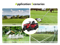Meilleur prix 9.2kw 2800rpm siège d'équitation tracteur de tondeuse à gazon électrique