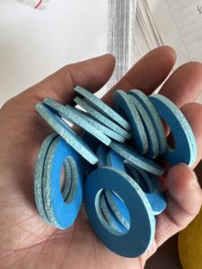 Rondelle d'espacement sans <span class=keywords><strong>amiante</strong></span> Joint NAS sans <span class=keywords><strong>amiante</strong></span> Fibre d'aramide + Joint en caoutchouc NBR Designable et personnalisable - Product Image 3