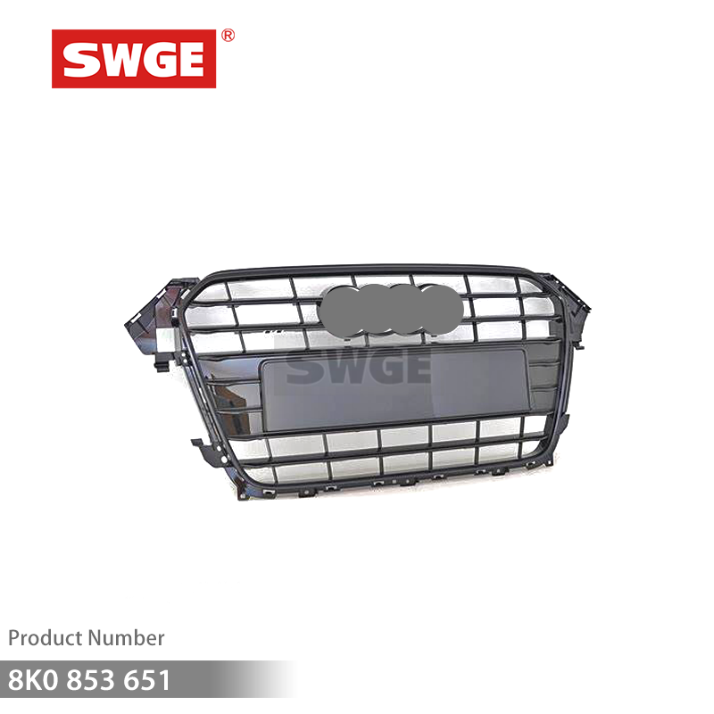 Audi フロントグリル 8K0 853 651 ブラック Genuine Volkswagen Audi - 8K0853651AFCKA - S4 Grille