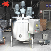 Machine multifonctionnelle de fabrication de ghee SUS304 Volume de baril Robot de cuisine liquide Agitateur à palettes Noyau de moteur Équipement de mélange élevé