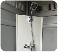 Récipient portable en acier et plastique pour salle de douche pour plage maison bureau parc salle de bain extérieure utilisation toilettes sites et parcs