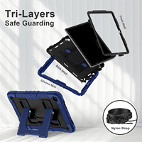 Étui robuste en silicone pour tablette PC, deux angles de vision, pour Samsung Galaxy Tab A11 Plus A9 Plus 11 pouces