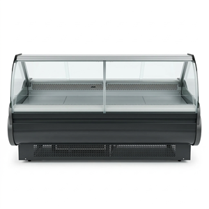 Vitrine réfrigérée pour viande Deli, vitrine incurvée en verre, <span class=keywords><strong>2</strong></span> portes, contrôle numérique de la température, comptoir autoportant, réfrigérateur à viande - Product Image 1