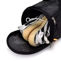 Sac de sport Ripstop personnalisé avec logo pour hommes et femmes, sac de sport avec compartiment pour chaussures