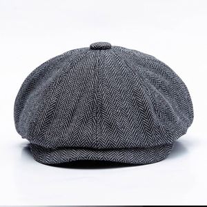 Gorra Newsboy al por mayor de 8 paneles, sombrero tipo boina cálido para hombre y mujer, ideal para otoño, invierno, actividades al aire libre, uso casual, resort y deportes. - Product Image 6