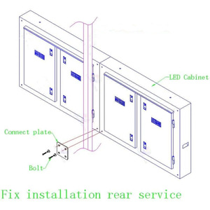 Pantalla LED HD para Exteriores con Protección IP65, Resistente al Agua y Legible bajo la Luz Solar, para Publicidad, Educación, Gimnasios, P10, Carcasa de Hierro - Product Image 3