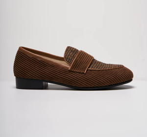 Zapatos Hechos a Mano, Punta Redonda, Cómodos, Coloridos, Estilo Vintage, Planos, de Cachemira, para Usar Todo el Día, Versátiles - Product Image 1