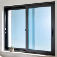 Fenêtre coulissante en aluminium moderne, double vitrage, insonorisée, étanche, design classique, pour intérieur et extérieur, vente en gros