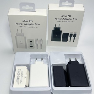 Chargeur mural universel 65W 3 ports USB C PD PPS à charge rapide, adaptateur secteur de sécurité ABS ignifuge pour Samsung Galaxy S22 S23 S24 S25 S26 - Product Image 4