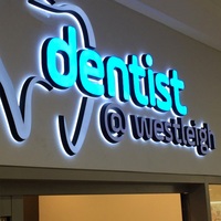 Letrero acrílico personalizado para exteriores, señal de letras de canal 3D, frontal y trasera