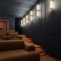 Diffuseur B2 auto-adhésif prix Absorption intérieure flottant 3d panneau acoustique recouvert de tissu pour Studio de salle d'enregistrement