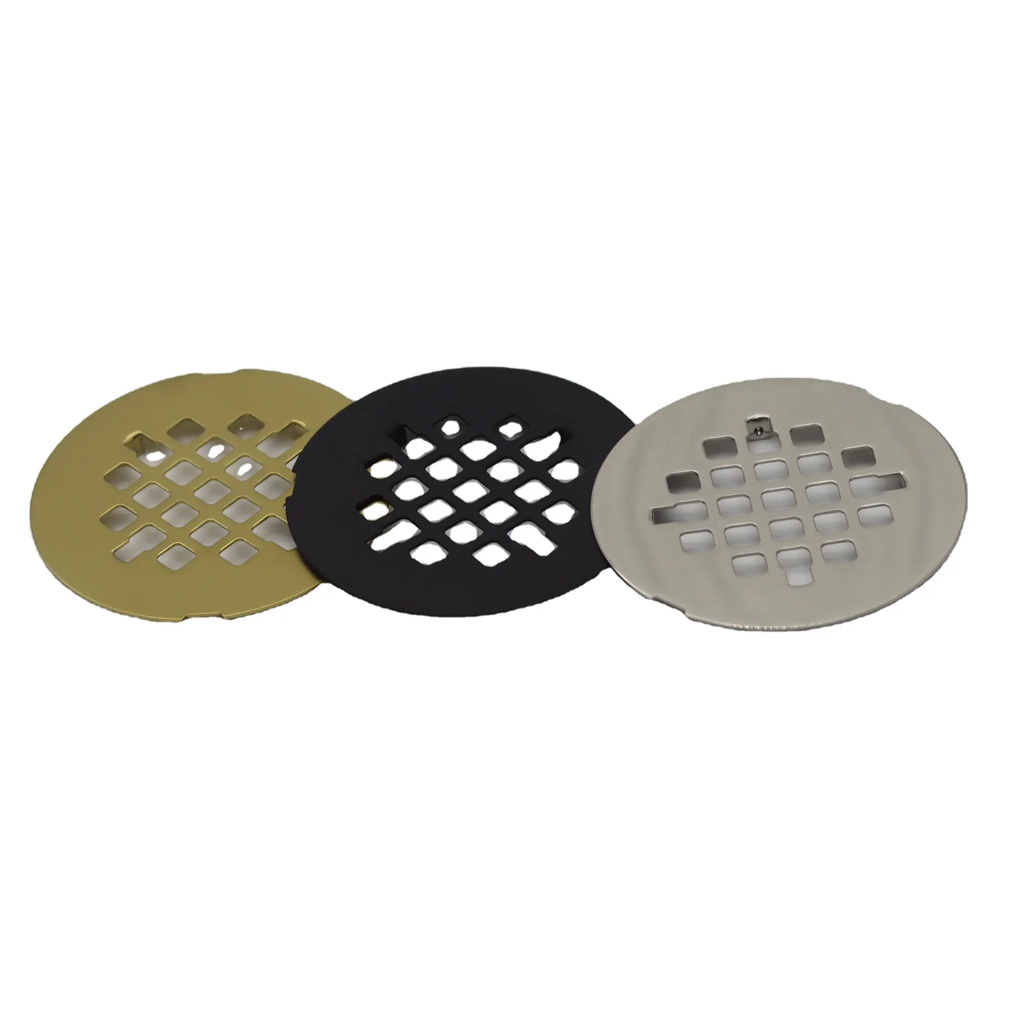 Coperchio del filtro di scarico a pavimento del filtro della doccia rotondo in acciaio inossidabile 304/ottone per il bagno