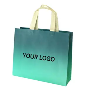 Custom Print Eco Reutilizável Supermercado Mercearia Promoção Compras Não Tecido Carry Tecido Tote Cloth Bag Atacado