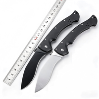 Couteau pliant en acier 440C, manche ABS, clip de poche, verrouillage par blocage, robuste, EDC, extérieur, OEM