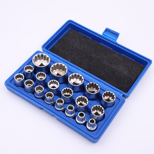 ประแจวงล้อไฟฟ้าหัวซ็อกเก็ต12จุดชุบโครเมียม19ชิ้นเครื่องมืออุตสาหกรรมเกรด3ปีขายตรงโรงงาน - Product Image 6