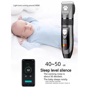Tondeuses silencieuses pour chiens sans fil pour le toilettage de cheveux <span class=keywords><strong>longs</strong></span> avec acier inoxydable et ABS <span class=keywords><strong>tondeuse</strong></span> durable pour chat pour cheveux emmêlés - Product Image 2