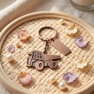 <span class=keywords><strong>Porte</strong></span>-clés promotionnel personnalisé en forme de pelle mécanique de dessin animé, style mode, pour véhicule de chantier - Product Image 3