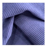 Tissu en velours rayé 220g, tricoté, teint uni, poids moyen, 100% polyester, pour chemises, pantalons, vestes, textiles de maison, tapisserie et sacs