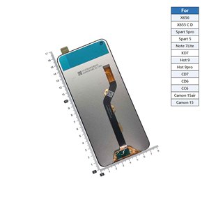 Depalai para infinix <span class=keywords><strong>Spark</strong></span> 6 GO KE5 LC8 LC7 KD6 KG5 BD4 X656 X655 <span class=keywords><strong>KD7</strong></span> caliente 9 teléfono LCD pantalla digitalizador parte - Product Image 2