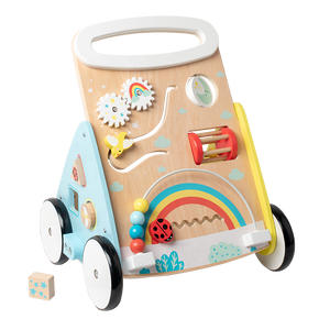 <span class=keywords><strong>Chariot</strong></span> <span class=keywords><strong>de</strong></span> <span class=keywords><strong>marche</strong></span> réglable en bois, trotteur d'activités, écologique, non toxique, pour les enfants <span class=keywords><strong>de</strong></span> 0 à 3 ans+, à assembler soi-même, artisanat Qingtang, jouet pour enfants, 12 kg - Product Image 2