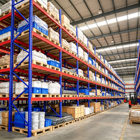 Étagère de stockage de palettes en acier robuste et personnalisable pour entrepôt et usine