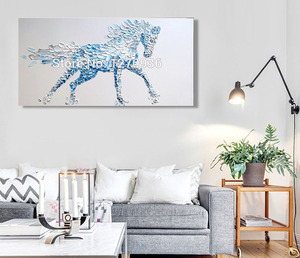 <span class=keywords><strong>Peinture</strong></span> à l'huile de <span class=keywords><strong>cheval</strong></span> de haute qualité, <span class=keywords><strong>peinture</strong></span> à l'huile de <span class=keywords><strong>cheval</strong></span> abstraite faite à la main sur toile, <span class=keywords><strong>peinture</strong></span> murale de <span class=keywords><strong>cheval</strong></span> <span class=keywords><strong>bleu</strong></span> pop - Product Image 3