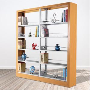 Estantería Metálica con Transferencia Térmica de Madera para Dormitorio, Escuela, Biblioteca, Oficina, Sala de Estar, Hospital, Gimnasio, Áreas de Lectura - Product Image 5