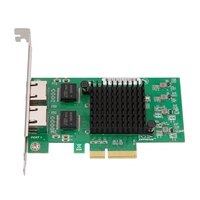 Carte réseau PCIe double port 2,5 G Realtek RTL8125B 2 x RJ45 filaire pour serveur, ordinateur de bureau, NAS
